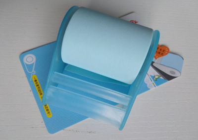 Washi paper sticker with tape dispenser