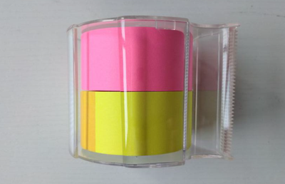 Washi paper sticker with tape dispenser set